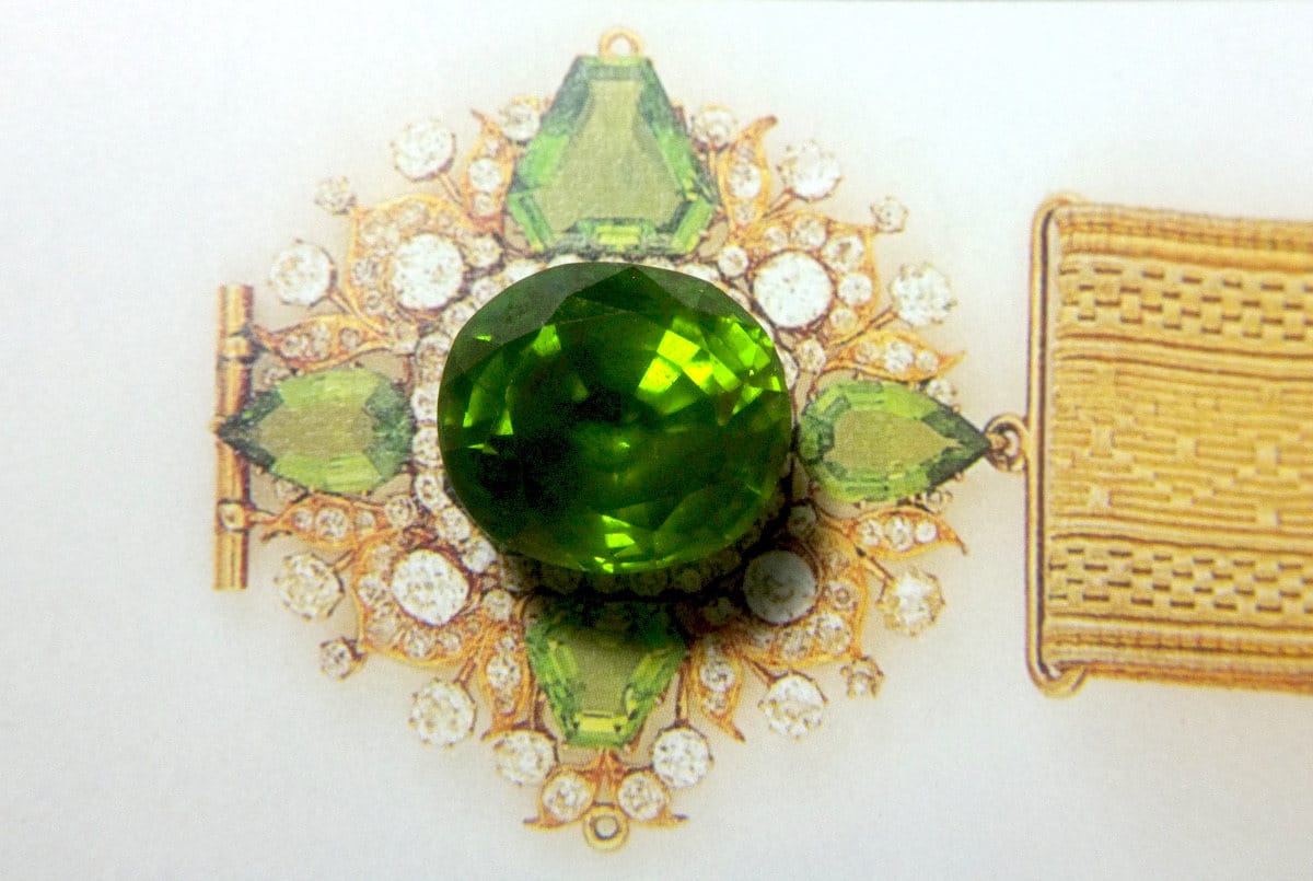 Rare 14ct Burmese Peridot Gem Ring Singapore Island Jewellery Store