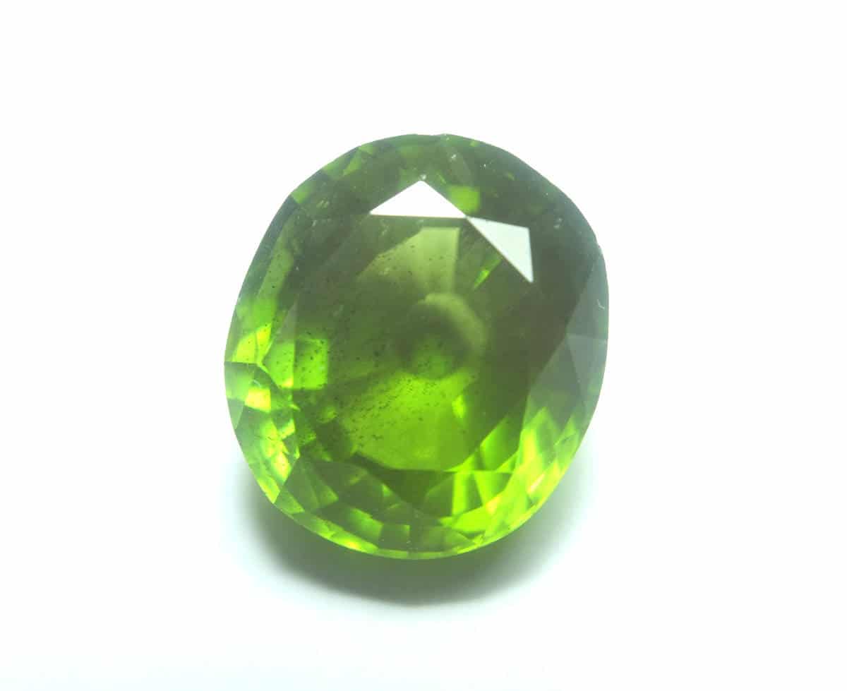 Rare 14ct Burmese Peridot Gem Ring Singapore Island Jewellery Store