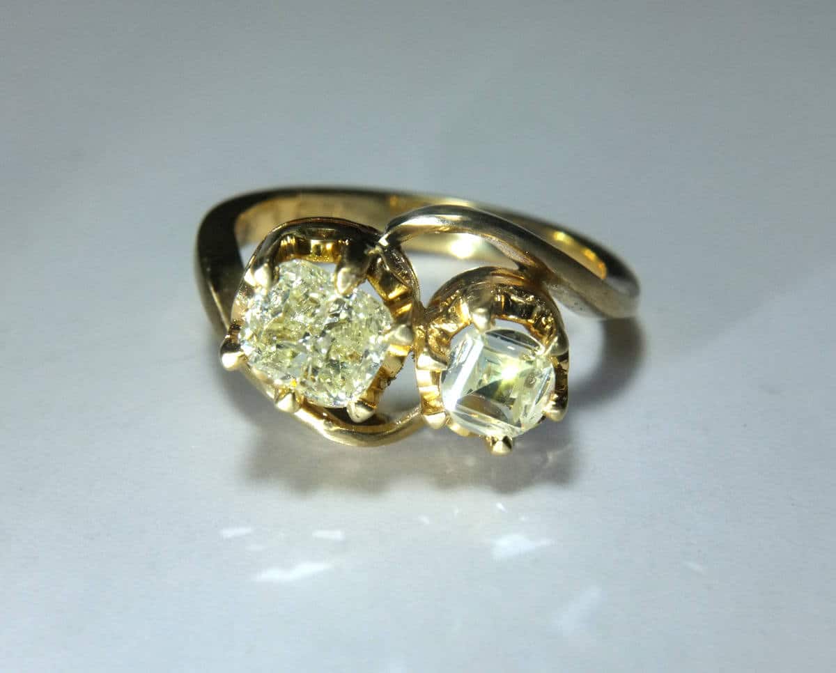 Toi et Moi Diamond Ring 18k Singapore Island Jewellery Store