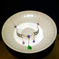 antique lavalier necklace