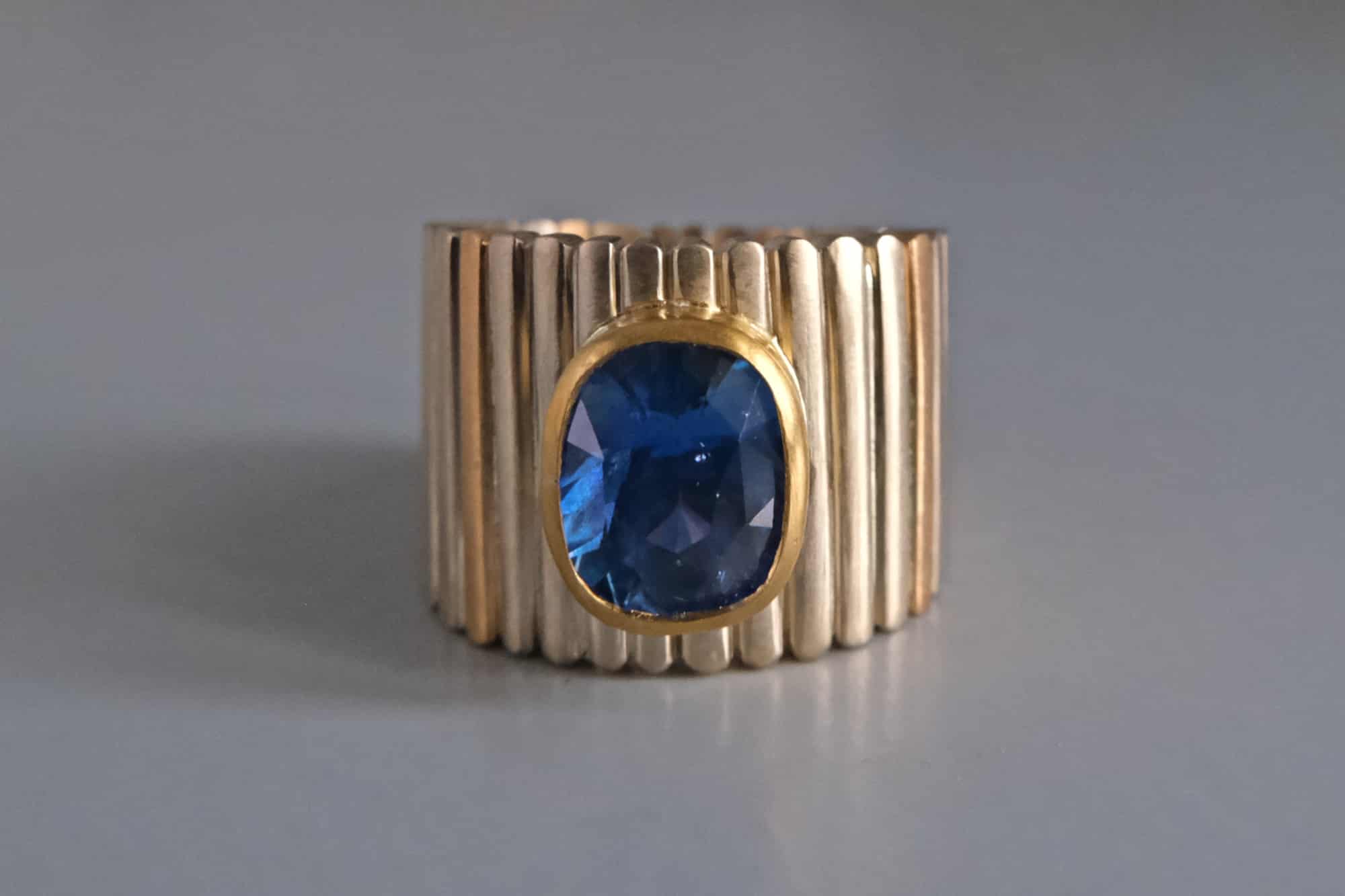 Blue Sapphire Mens Ring, sapphire mens ring, mens ring singapore, custom rings singapore, bespoke mens rings, best bespoke jewellery singapore, SIJS
