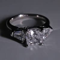 Three Stone Diamond Platinum Ring, 3 stone diamond ring, platinum diamond engagement ring, platinum engagement ring singapore, bespoke engagement ring singapore, bespoke ring singapore, SIJS