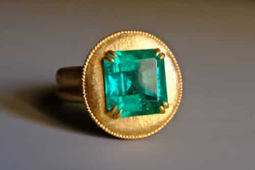 coin ring gold, roman emerald ring, roman coin ring, emerald ring 22k gold, emerald cut 24k ring, 24k gold ring with emerald stone, statement rings for men, bespoke ring singapore, bespoke jewellery singapore, SIJS