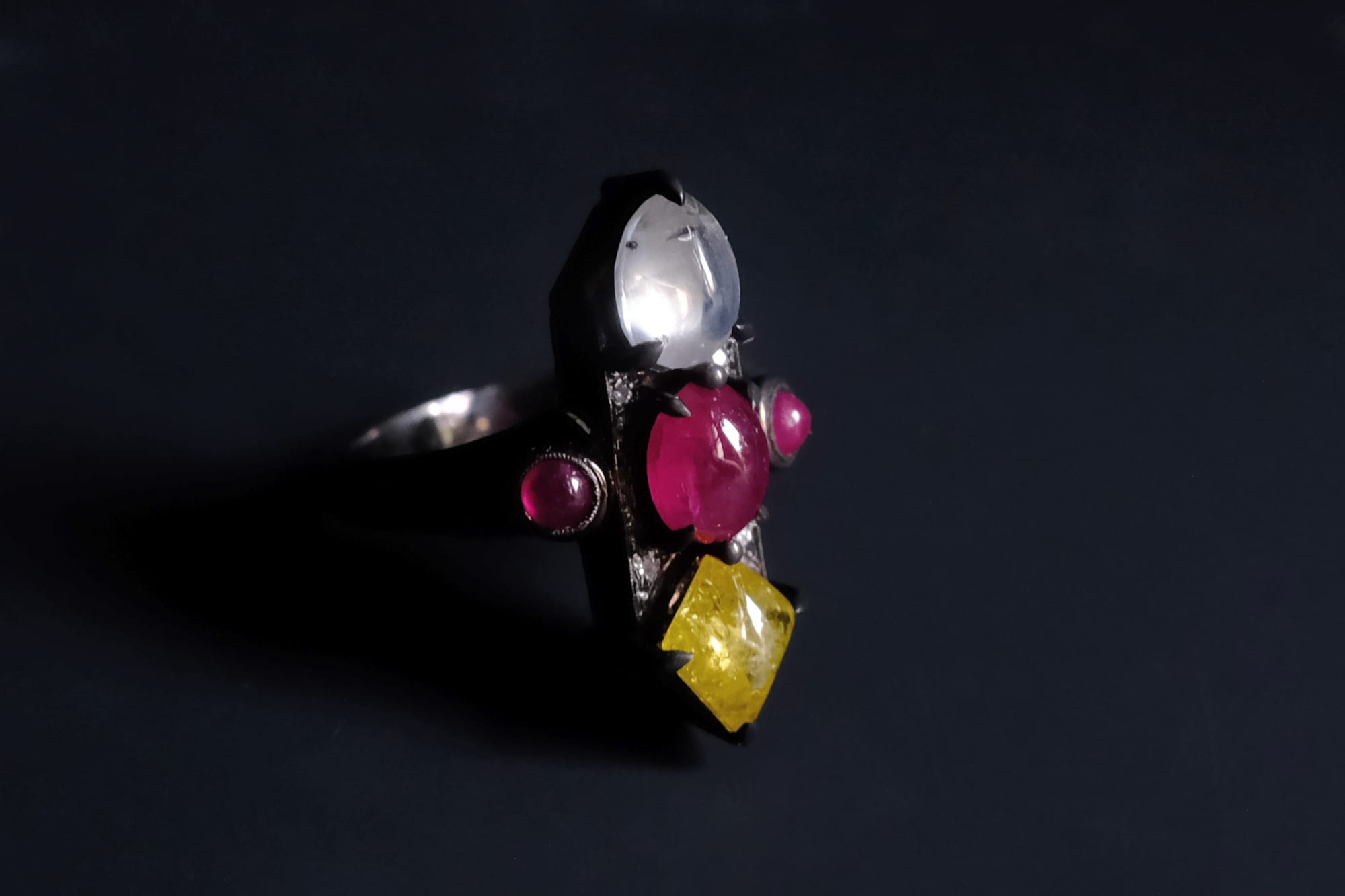 Diamond Cabochon Ring, handmade jewellery singapore, unique jewellery singapore, unique handmade jewelry business names, statement ring singapore, bespoke jewellery singapore, bespoke rings singapore, custom fine jewelry singapore, SIJS