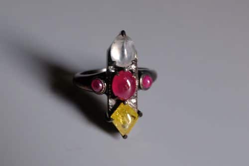 Diamond Cabochon Ring, handmade jewellery singapore, unique jewellery singapore, unique handmade jewelry business names, statement ring singapore, bespoke jewellery singapore, bespoke rings singapore, custom fine jewelry singapore, SIJS