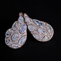 blue diamond earrings, light blue diamond earrings, fancy diamond earrings, diamond earrings singapore, natural fancy colored diamonds for sale, bespoke jewellery singapore, custom fine jewelry singapore, SIJS, Gem Gardener